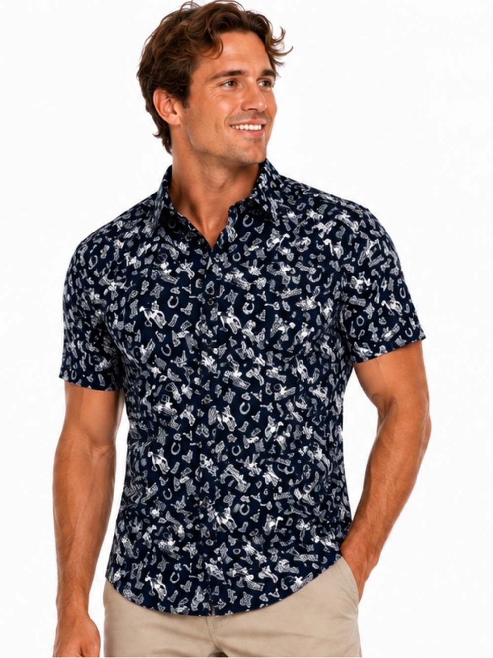 Tecovas Performance Western Short Sleeve Pear!
Snap Shirt XXL